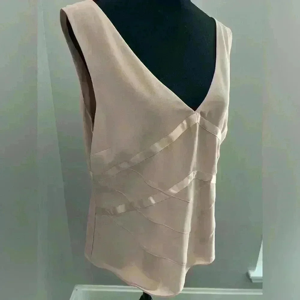 Axcess Sleeveless Blouse in Pink Women’s Sz 14 - Picture 2 of 5